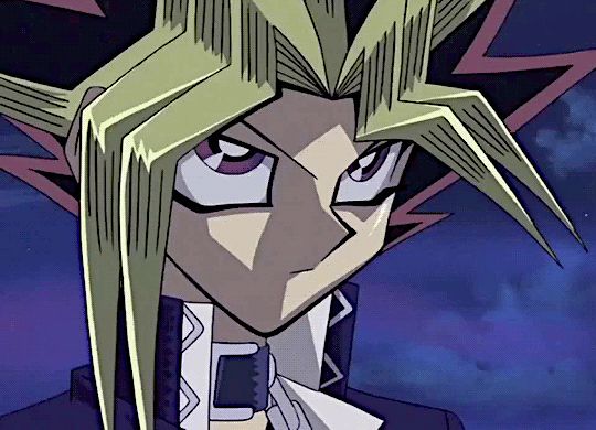yami is annoyed but is keeping his inner thoughts contained