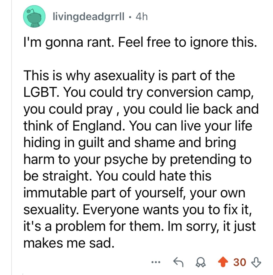 asexuality is a real thing