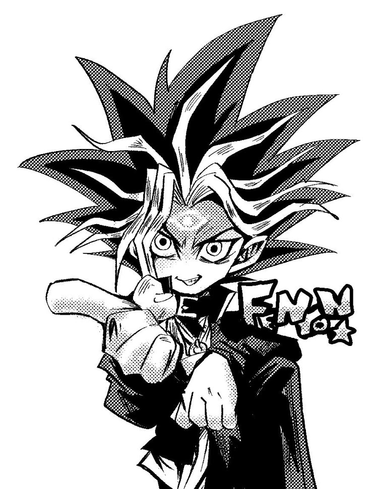 yami woke up like this with crazy hair