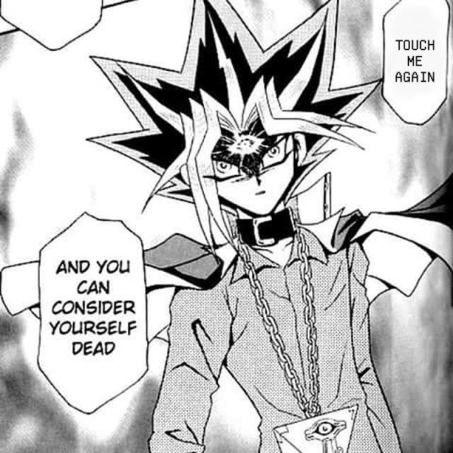 yami does not want to be touched