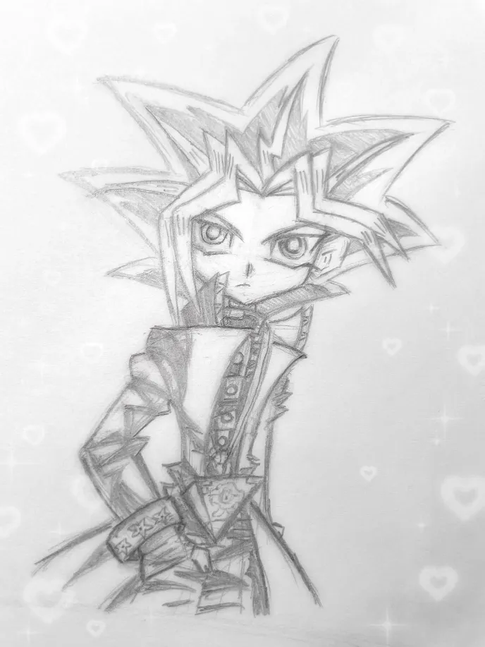 duelist kingdom yami sketch