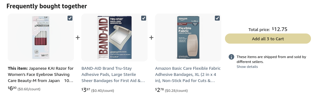 kai razors and bandaids sweet love forever