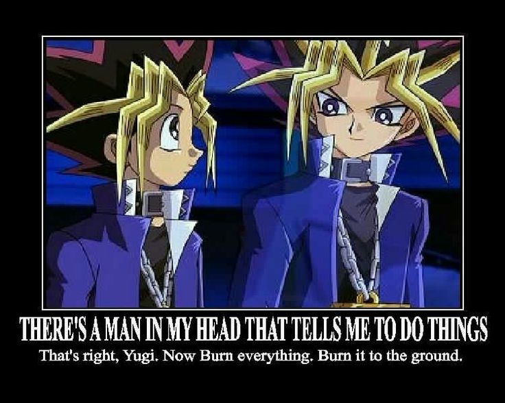 thats right yugi burn it to the ground
