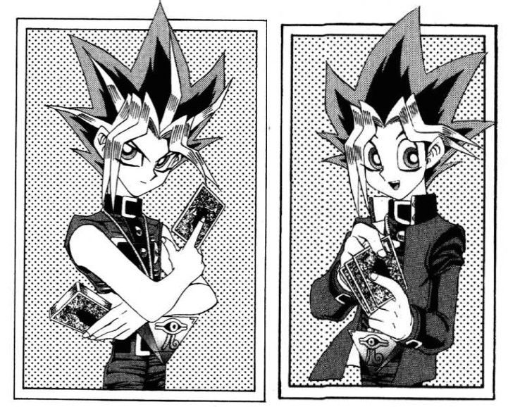 the yugis side by side