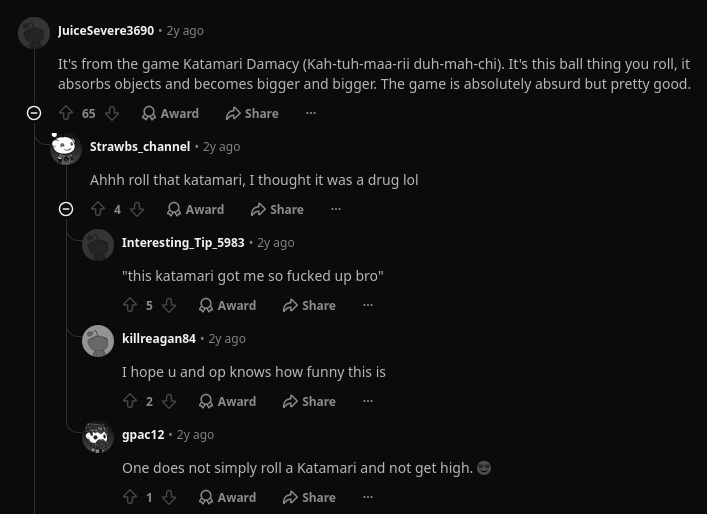 what the hell is a katamari?