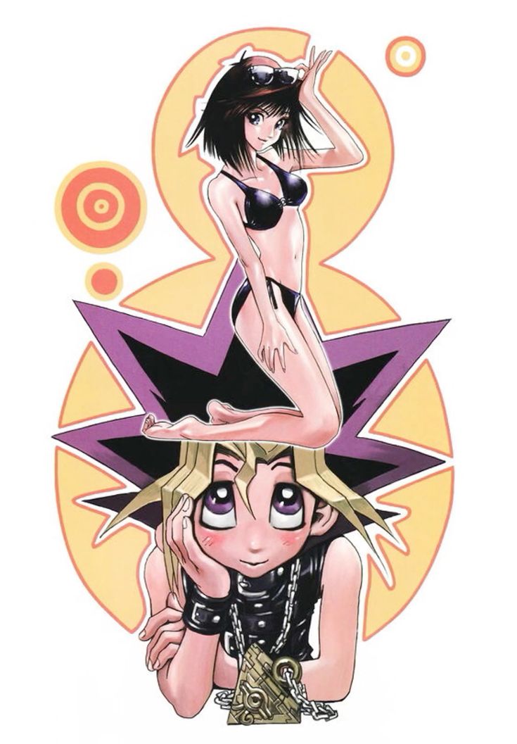 yugi is definitely feeling things for anzu lol