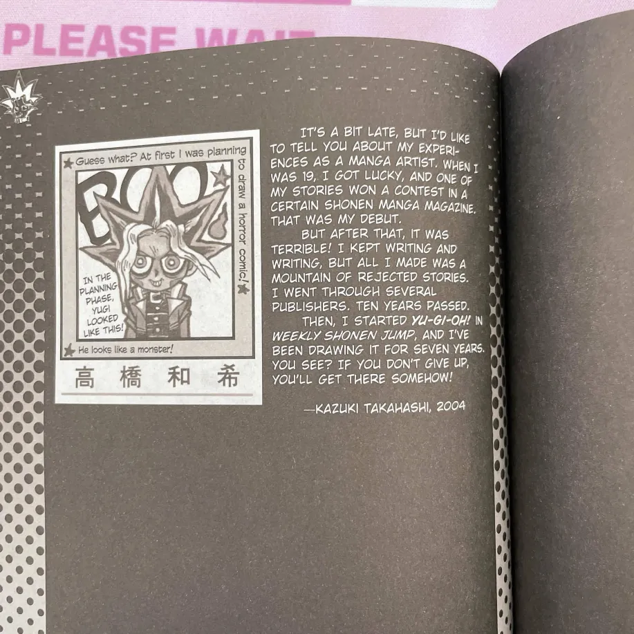 yugioh was a horror manga?